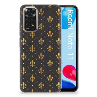 Xiaomi Redmi 10 | Redmi Note 11 4G | TPU bumper | Franse Lelie Xiaomi Redmi 10 | Redmi Note 11 4G | TPU bumper | Franse Lelie