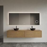 Onderkast Gliss Design Joa Castle Brown 200 CM 2 Laden Incl.Topplaat - thumbnail