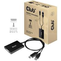 CLUB3D cac-1010 Displayport/usb DVI-I Daul link Zwart, Wit - thumbnail