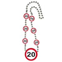20 Jaar Verkeersbord Ketting - thumbnail