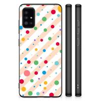 Samsung Galaxy A51 Bumper Case Dots - thumbnail