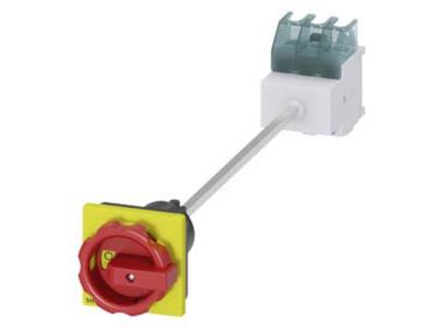 Belastbare scheidingsschakelaar Rood, Geel 3-polig 16 mm² 25 A 690 V/AC Siemens 3LD21150TK53