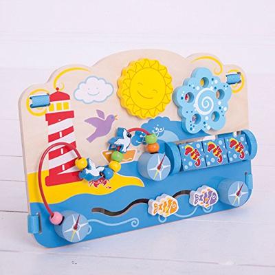 Bigjigs houten activiteitenbord zee Bigjigs houten activiteitenbord zee