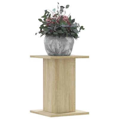 VidaXL Plantenstandaards 2 st 30x30x40 cm bewerkt hout sonoma eiken VidaXL Plantenstandaards 2 st 30x30x40 cm bewerkt hout sonoma eiken