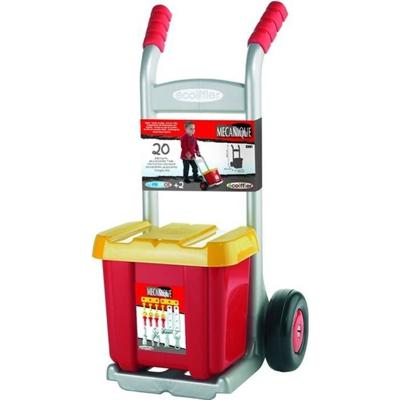 Ecoffier Ecoiffier mecanics steekwagen met gereedschapskist Ecoffier Ecoiffier mecanics steekwagen met gereedschapskist