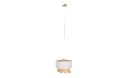 Plafondlamp DKD Home Decor Polyester Bamboe (40 x 40 x 39 cm)
