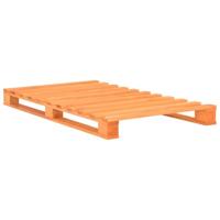 Bedframe pallet massief grenenhout bruin 90x200 cm - thumbnail