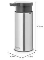 Brabantia zeeppomp mat staal fpp - thumbnail