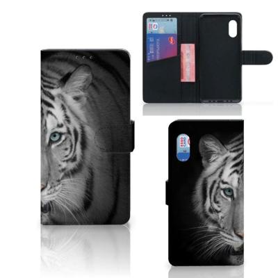 Samsung Xcover Pro | Telefoonhoesje | Met pasjeshouder | Tijger