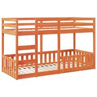 Stapelbed massief grenenhout wasbruin 80x200 cm - thumbnail