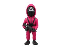 Squid Game Minix Figure Masked Triangle Guard 12 cm - thumbnail