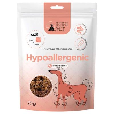 PEPE VET Hypoallergenic Insect - traktatie voor hond - 70g