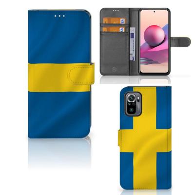 Xiaomi Redmi Note 10S | 10 4G | Poco M5s | Bookstyle Case | Zweden Xiaomi Redmi Note 10S | 10 4G | Poco M5s | Bookstyle Case | Zweden