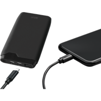 Azuri Slim Powerbank Azuri + USB-C 6000 mAh - thumbnail