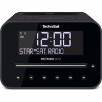 TechniSat DIGITRADIO 52 CD - Stereo DAB Wekkerradio met twee instelbare wektijden (DAB+, FM, Snooze, Sleeptimer, dimbaar display, Bluetooth, draadloze oplaadfunctie, CD-speler) zwart - thumbnail