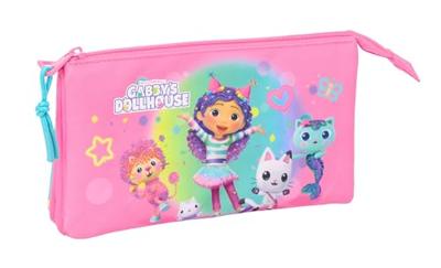 Alleshouder Gabby's Dollhouse Confetti Roze Turkoois 22 x 12 x 3 cm