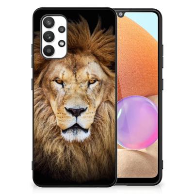 Samsung Galaxy A32 4G | A32 5G Enterprise Editie Dierenprint Telefoonhoesje Leeuw