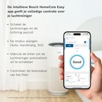 Bosch Home Comfort 7733703377 Air 6000i Luchtreiniger 125 m² Wit, Zwart - thumbnail