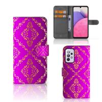 Wallet Case Samsung Galaxy A33 5G Barok Roze - thumbnail