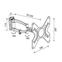 TV houder TM Electron 14"-32" 15 kg - thumbnail