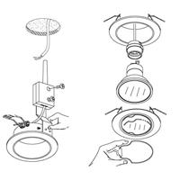 Eglo Led plafondspotPeneto set van 3 - 94406 - thumbnail