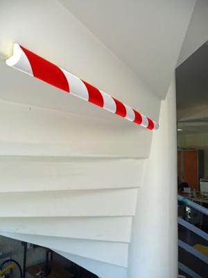 VISO PU 4025 NJ Hoekprofiel Zwart, Geel (Ø x l) 40 mm x 750 mm