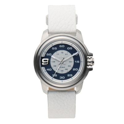 Horlogeband Diesel DZ1741 Leder Wit 20mm