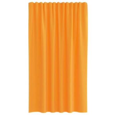 Gordijnen voile met roedezakken 2 st oranje