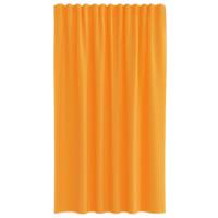 Gordijnen voile met roedezakken 2 st oranje - thumbnail