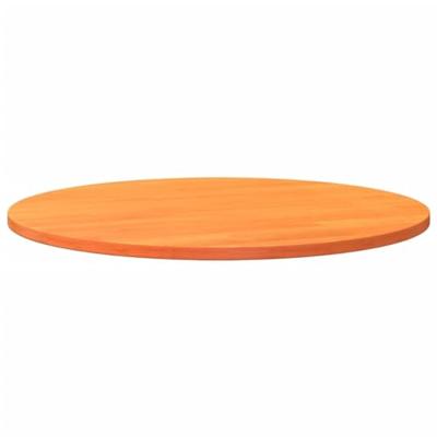 Tafelblad rond Ø90x2,5 cm massief grenenhout wasbruin - thumbnail