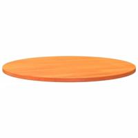Tafelblad rond Ø90x2,5 cm massief grenenhout wasbruin - thumbnail