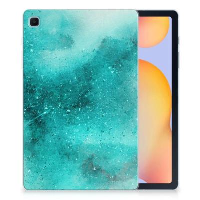 Tablethoes Samsung Galaxy Tab S6 Lite | S6 Lite (2022) Painting Blue Tablethoes Samsung Galaxy Tab S6 Lite | S6 Lite (2022) Painting Blue