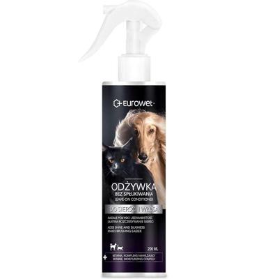 EUROWET leave-in conditioner - conditioner voor honden en katten - 200 ml
