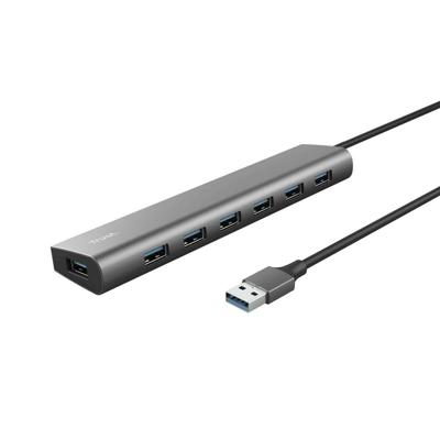 Trust Halyx 7-Port Mini USB Hub Aluminium Trust Halyx 7-Port Mini USB Hub Aluminium