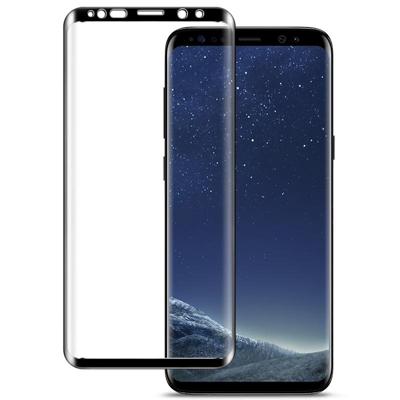 IMAK 9u 3D gebogen oppervlak volledig scherm getemperd glas Film voor Galaxy S9 (zwart)