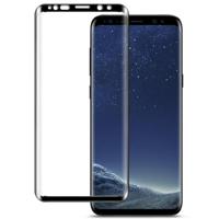 IMAK 9u 3D gebogen oppervlak volledig scherm getemperd glas Film voor Galaxy S9 (zwart) - thumbnail