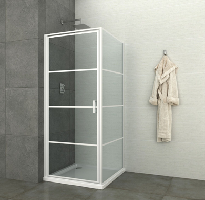 Allibert Loft-Game zijwand 90x200cm wit