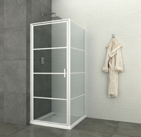 Allibert Loft-Game zijwand 90x200cm wit - thumbnail