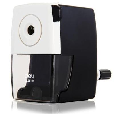 Deli briefpapier potlood slijpers Office school benodigdheden mechanische handmatige potlood Slijer (zwart)
