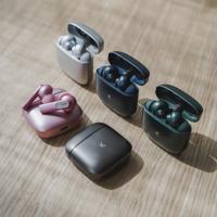 KSIX Spark Draadloze hoofdtelefoon met Bluetooth 5.2 en ruisonderdrukking, hoofdtelefoon met lossless HD-geluid en dual-microfoon voor oproepen, sport en muziek, roze - thumbnail