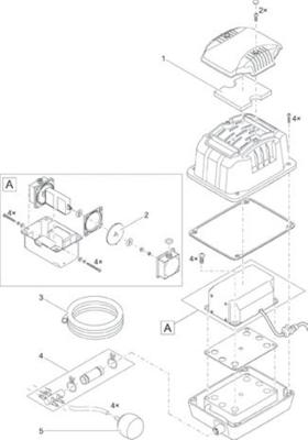 Pontec PondoAir 1800 luchtpompset Pontec PondoAir 1800 luchtpompset