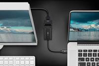 Goobay 38531 USB-C naar VGA-adapter voor videooverdracht met resoluties tot 1920 x 1080p @60Hz; 0,2 m - thumbnail