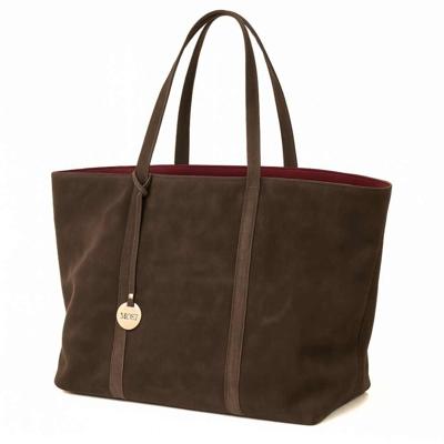 Suede shopper dames - bruin - MŌSZ Hailey M