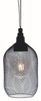 Luxform hanglamp Samba solar 15 x 30 cm staal zwart - thumbnail