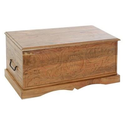 Kist DKD Home Decor Hout Koloniaal Acacia 90 x 40 x 40 cm
