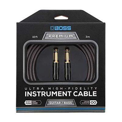 Boss BIC-P10 Premium instrumentkabel recht-recht 3 meter