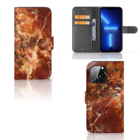 iPhone 13 Pro | Bookcase | Marmer Bruin - thumbnail