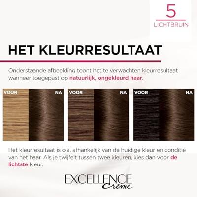L&apos;Oréal Paris Excellence 5 Licht Bruin