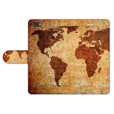 Huawei Ascend P8 Lite | Flip Cover | Wereldkaart Huawei Ascend P8 Lite | Flip Cover | Wereldkaart