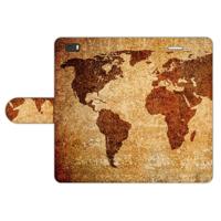 Huawei Ascend P8 Lite | Flip Cover | Wereldkaart - thumbnail